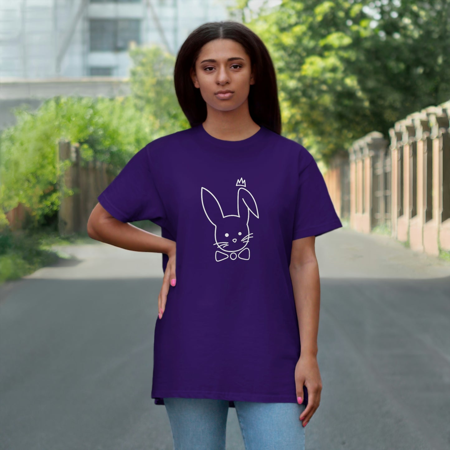 6Kingz T-shirt -Light Bunny