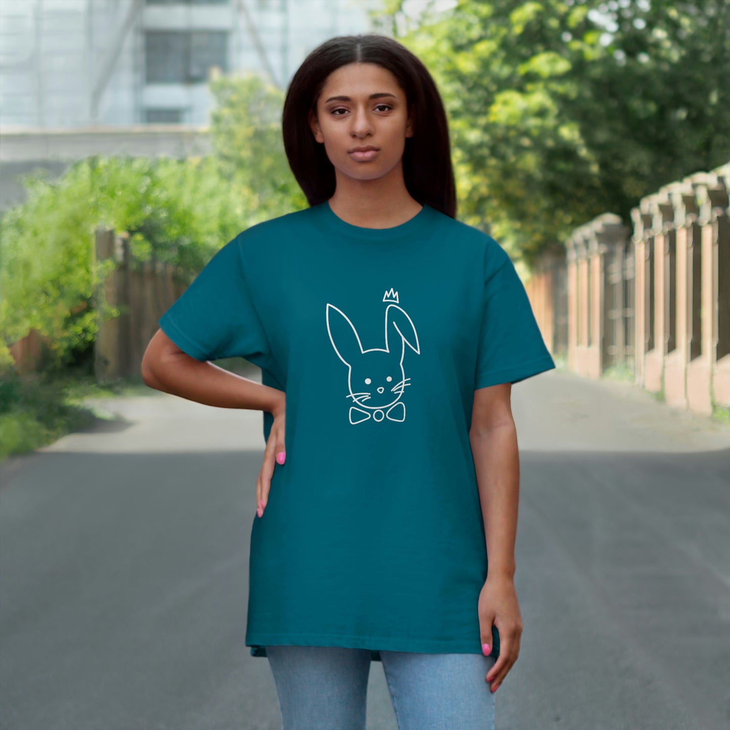 6Kingz T-shirt -Light Bunny