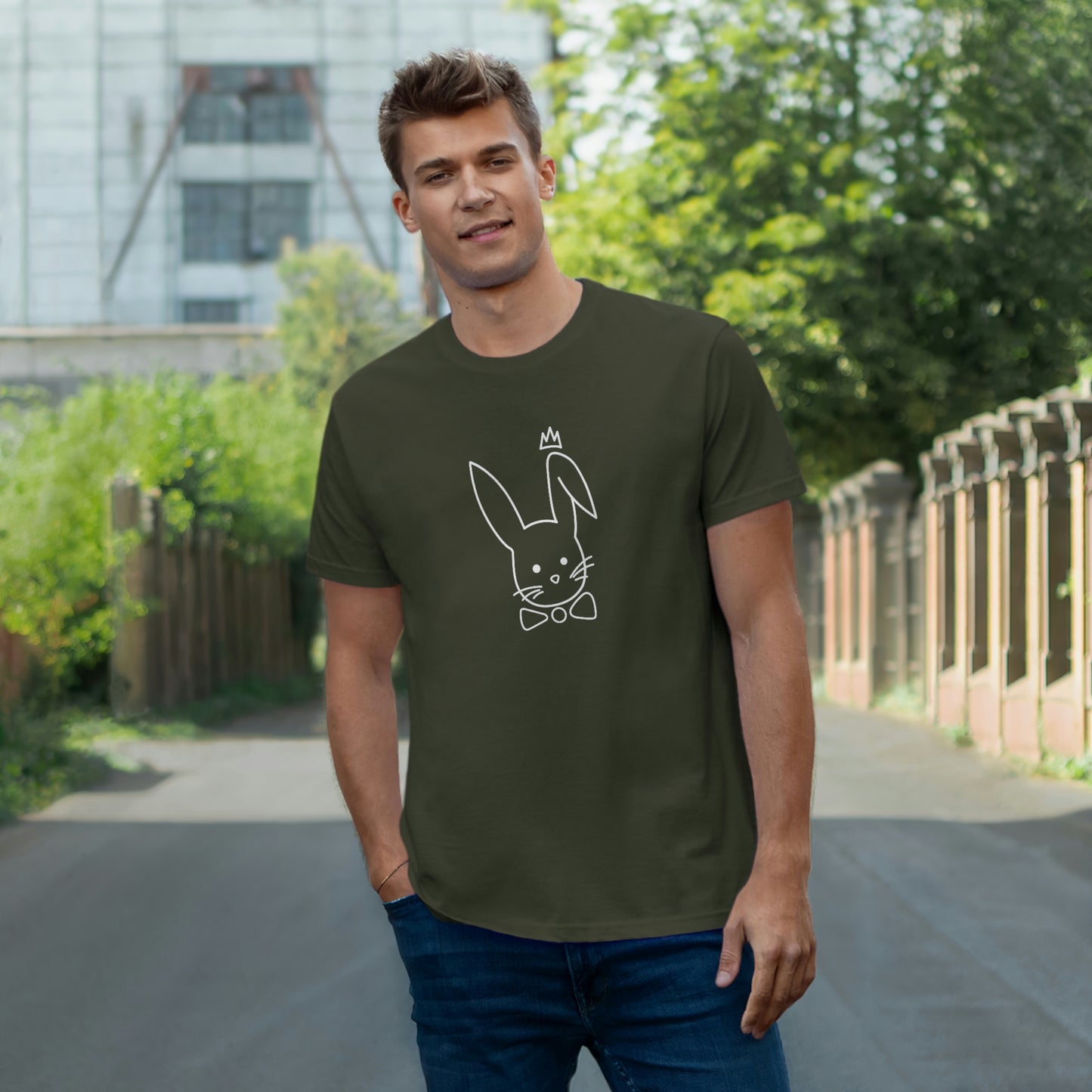 6Kingz T-shirt -Light Bunny