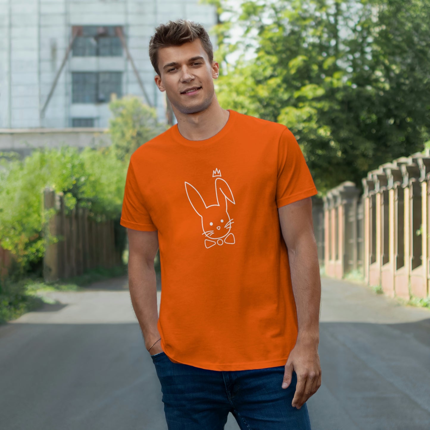 6Kingz T-shirt -Light Bunny