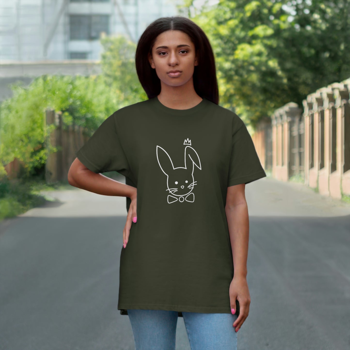 6Kingz T-shirt -Light Bunny