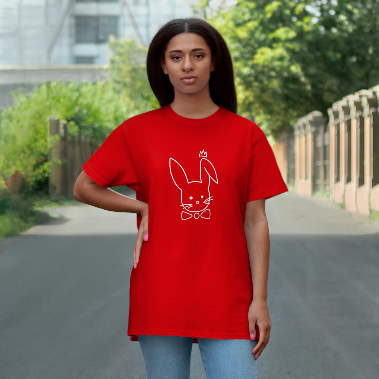 6Kingz T-shirt -Light Bunny