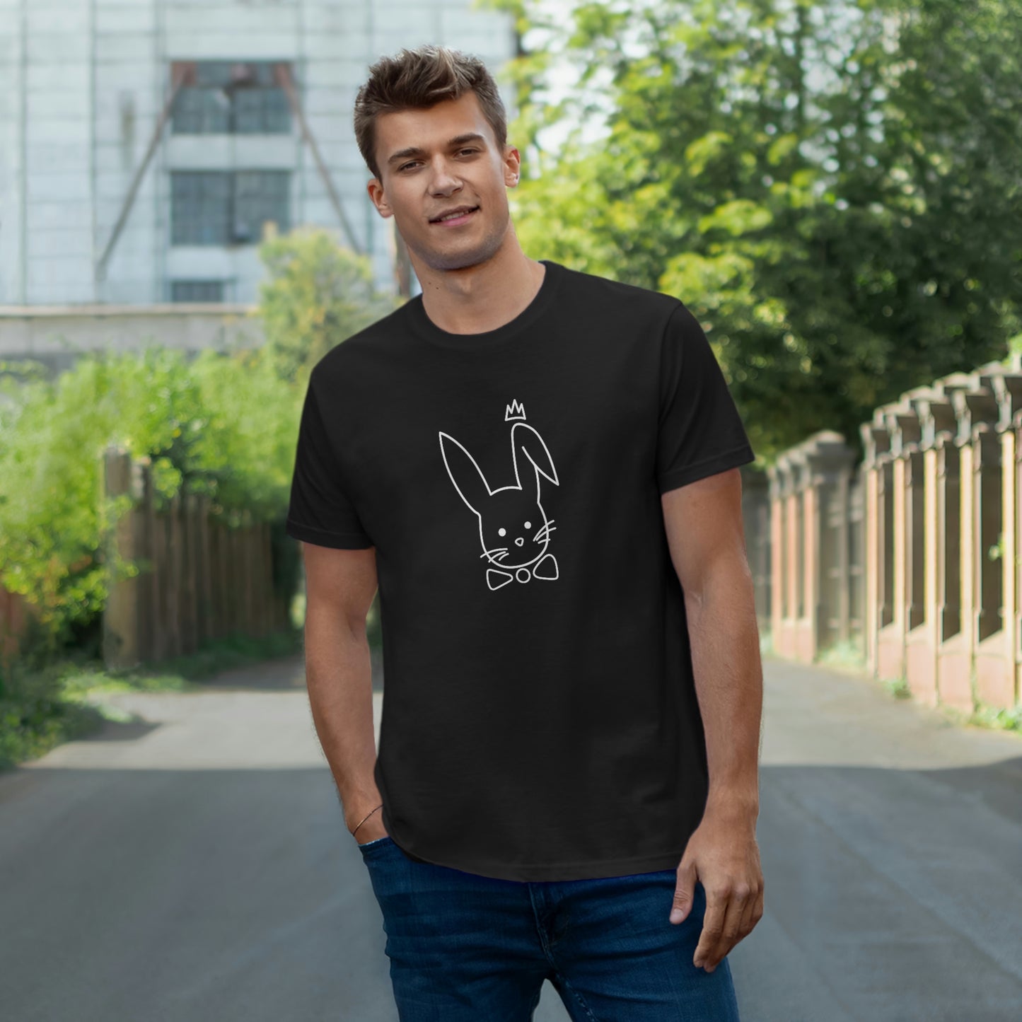 6Kingz T-shirt -Light Bunny